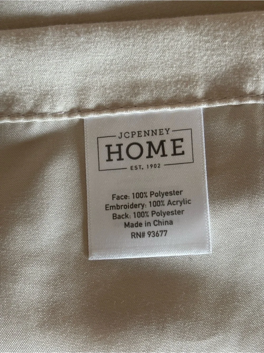 2 JC Penny Home Multi Texture Pillow Shams Standard Quilted Coral Peach Cream